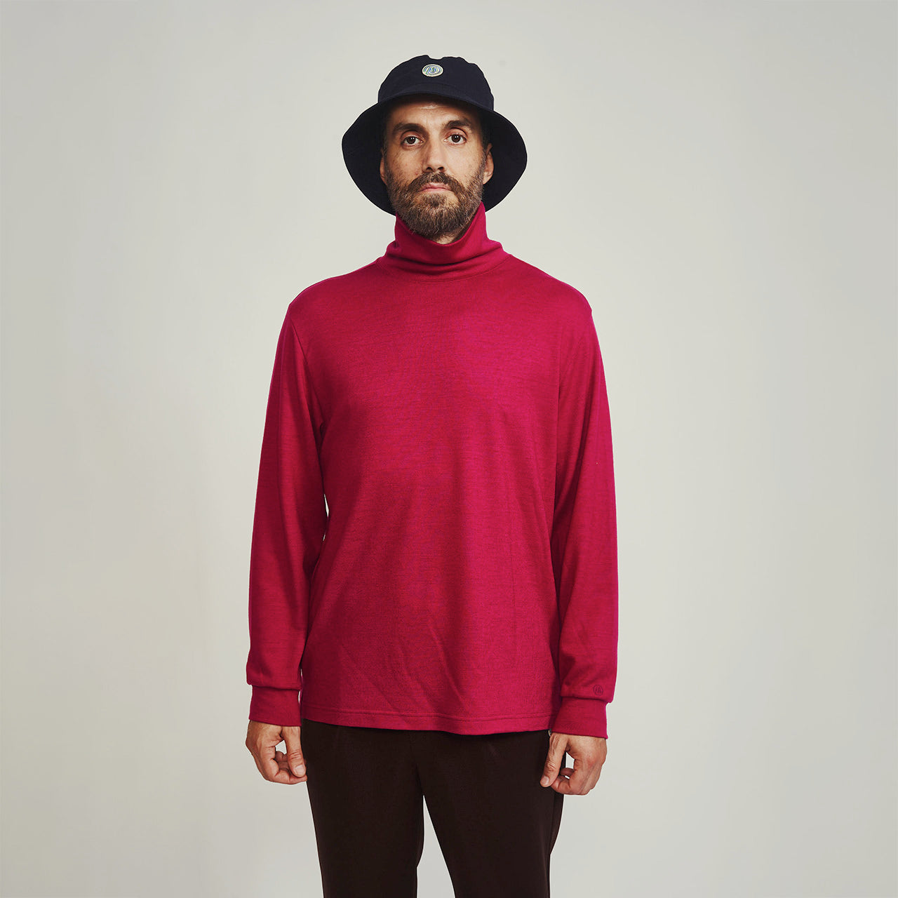 "NAPLES"_HIGH NECK L/SLV