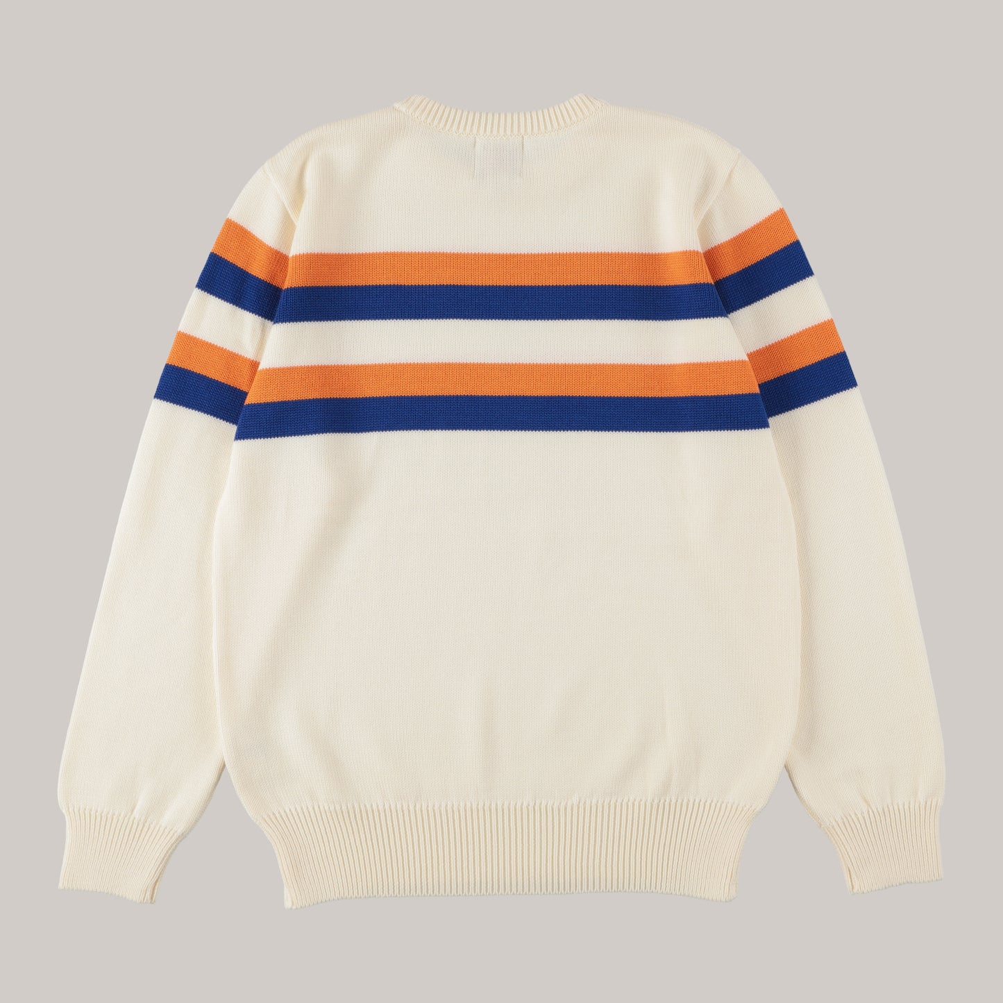 RETRO Col. SCHEME CREW NECK KNIT